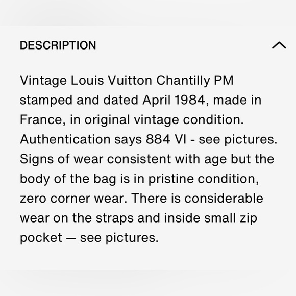 •Authentic Louis Vuitton Chantilly PM• - Picture 10 of 10